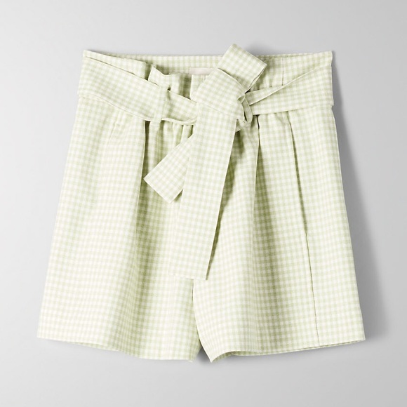 Wilfred Gélas Short BNWT, ESPACE/LIME GINGHAM, 6 - Picture 6 of 6